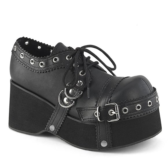Gothic Men\'s Platform Lace Up Shoes